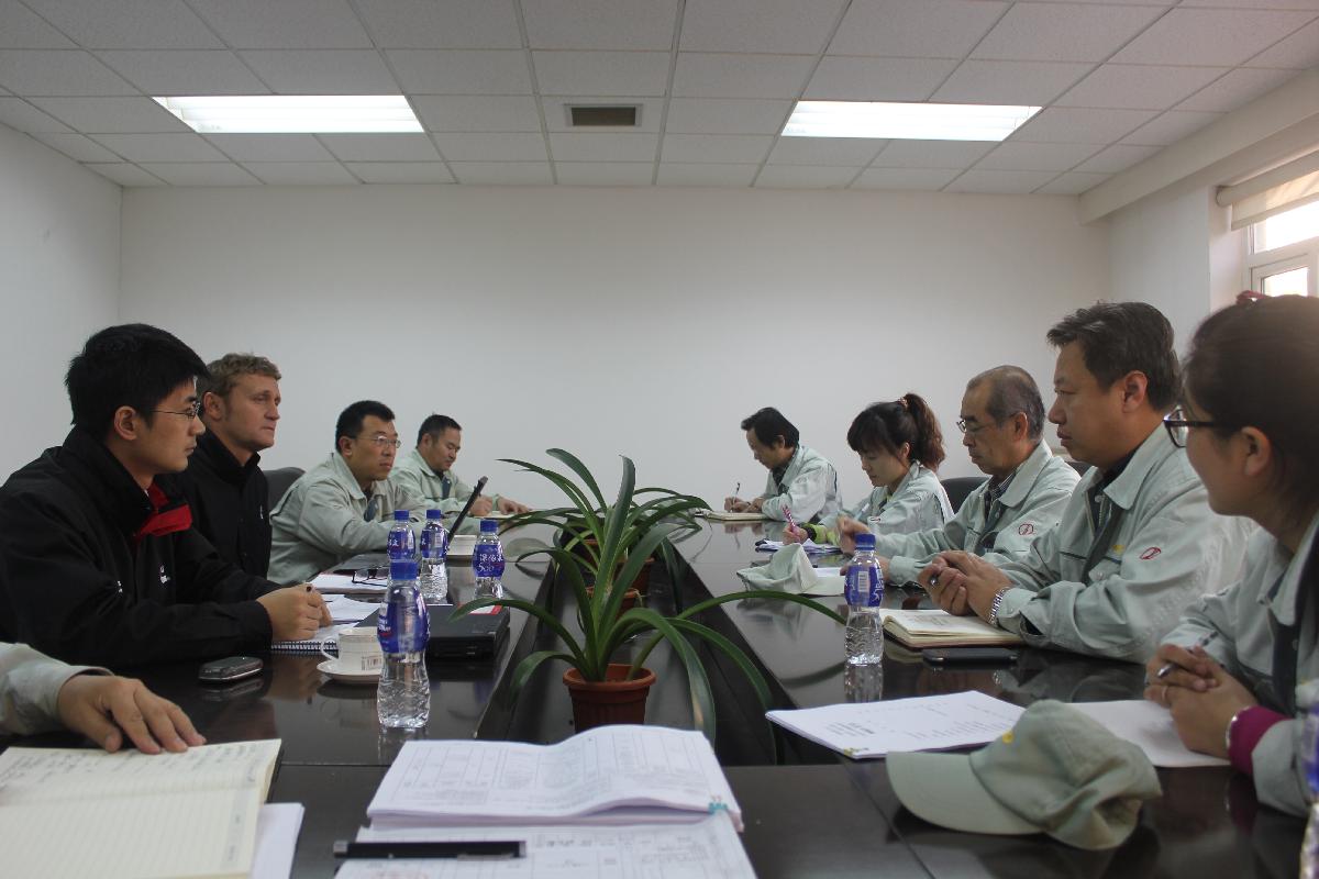 美國康明斯對我司進(jìn)行訪問
